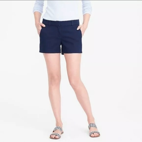 J. Crew Pants - J Crew  Chino Cotton Navy Shorts